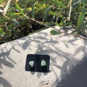 Crystal earrings! (Amazonite)